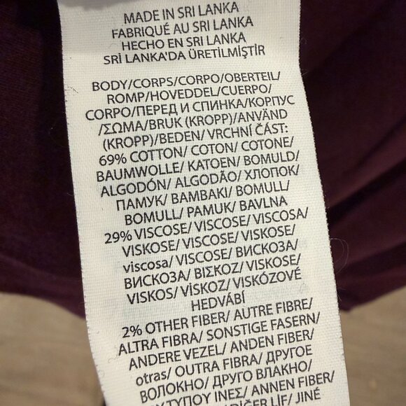 Polo Ralph Lauren Cotton Quarter Zip Pullover Sweater Maroon Mens Large - Picture 10 of 10